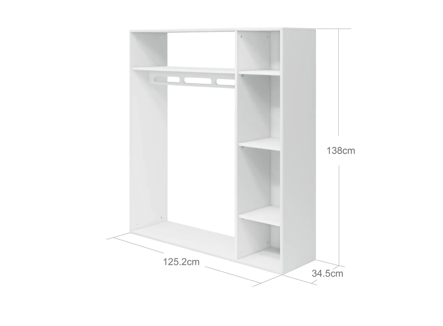 Åben garderobe