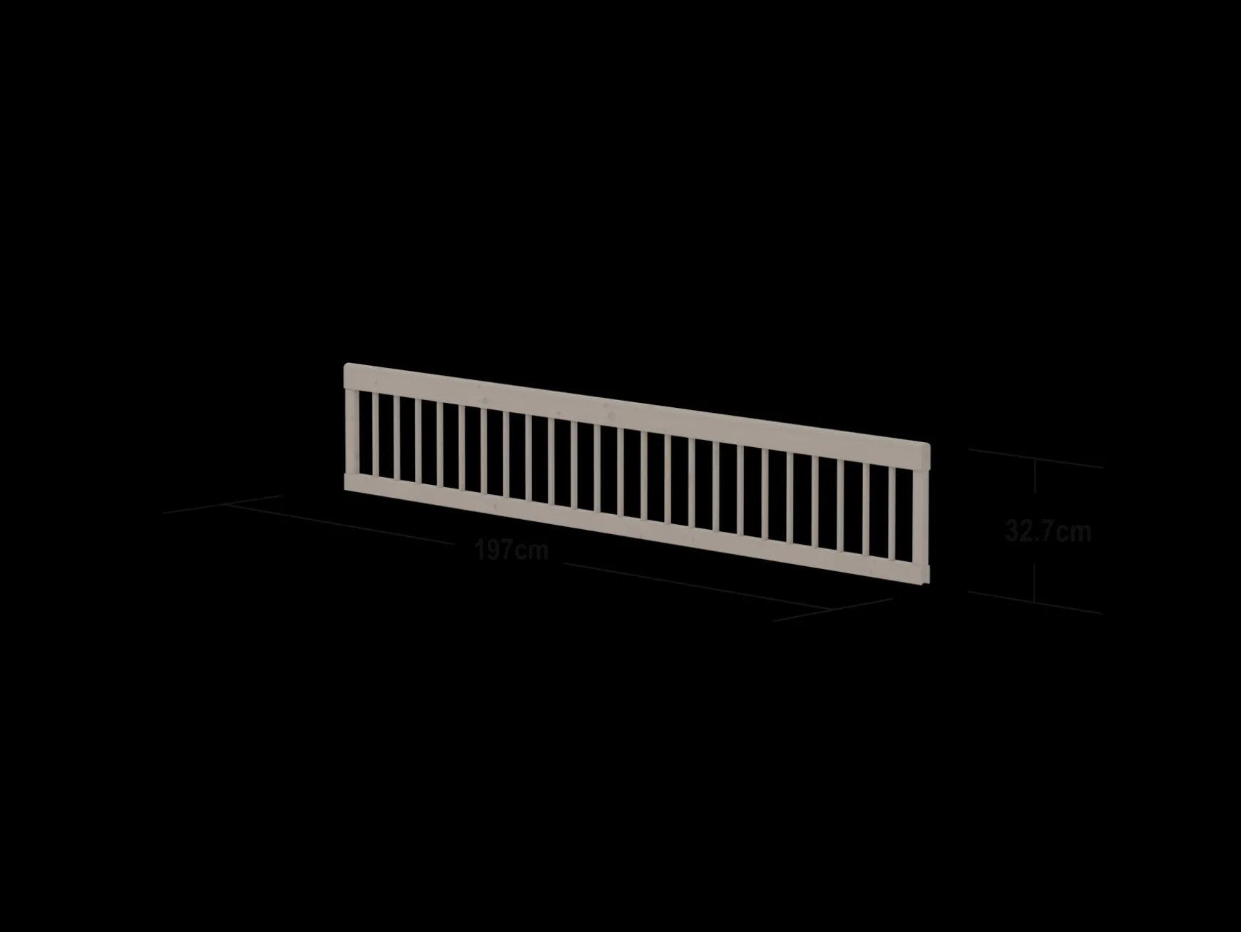 CLASSIC sengehest, 200 cm
