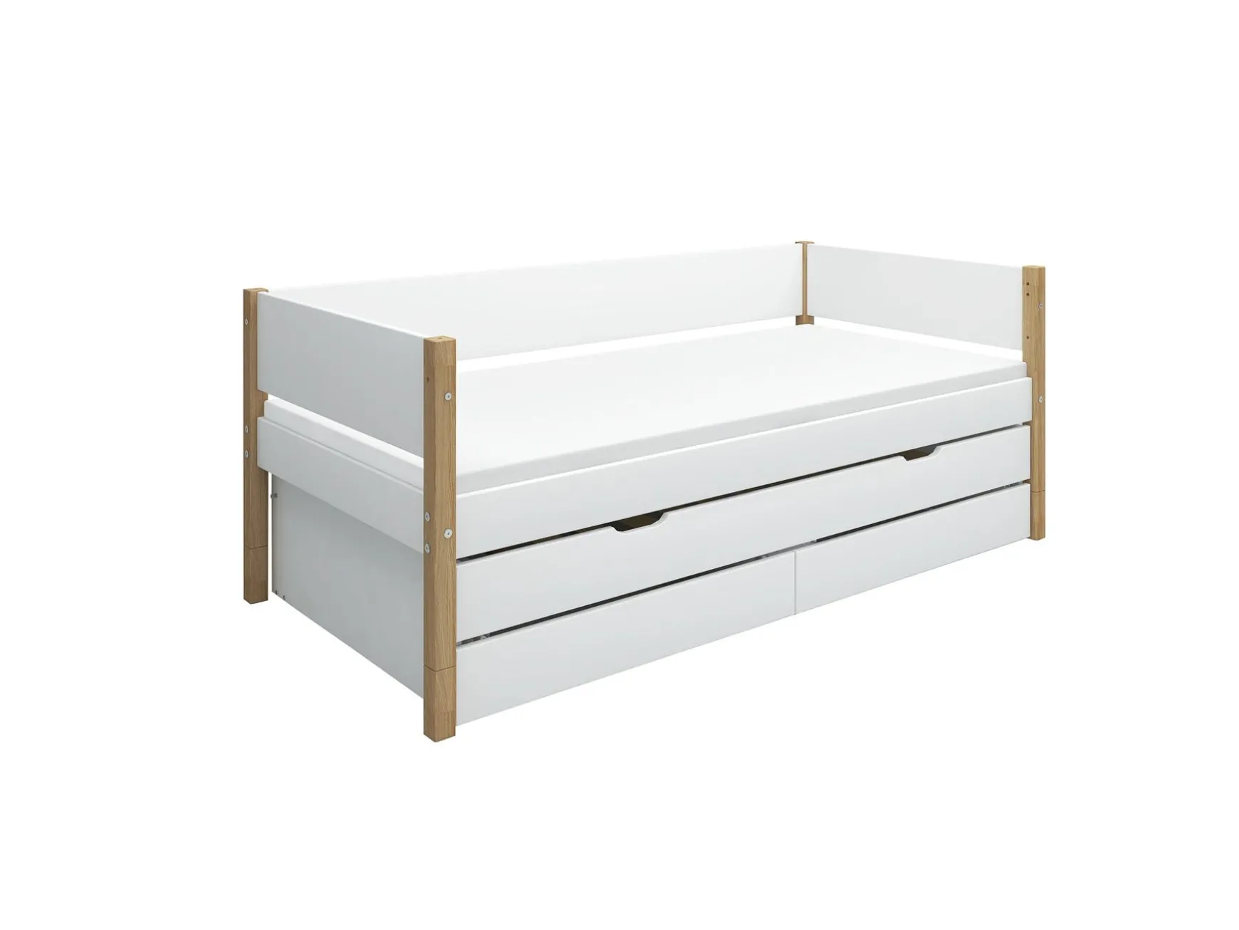 Daybed med udtræksseng og to skuffer