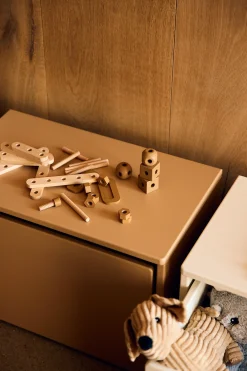 DOTS Opbevaringsbænk, MDF, Cream