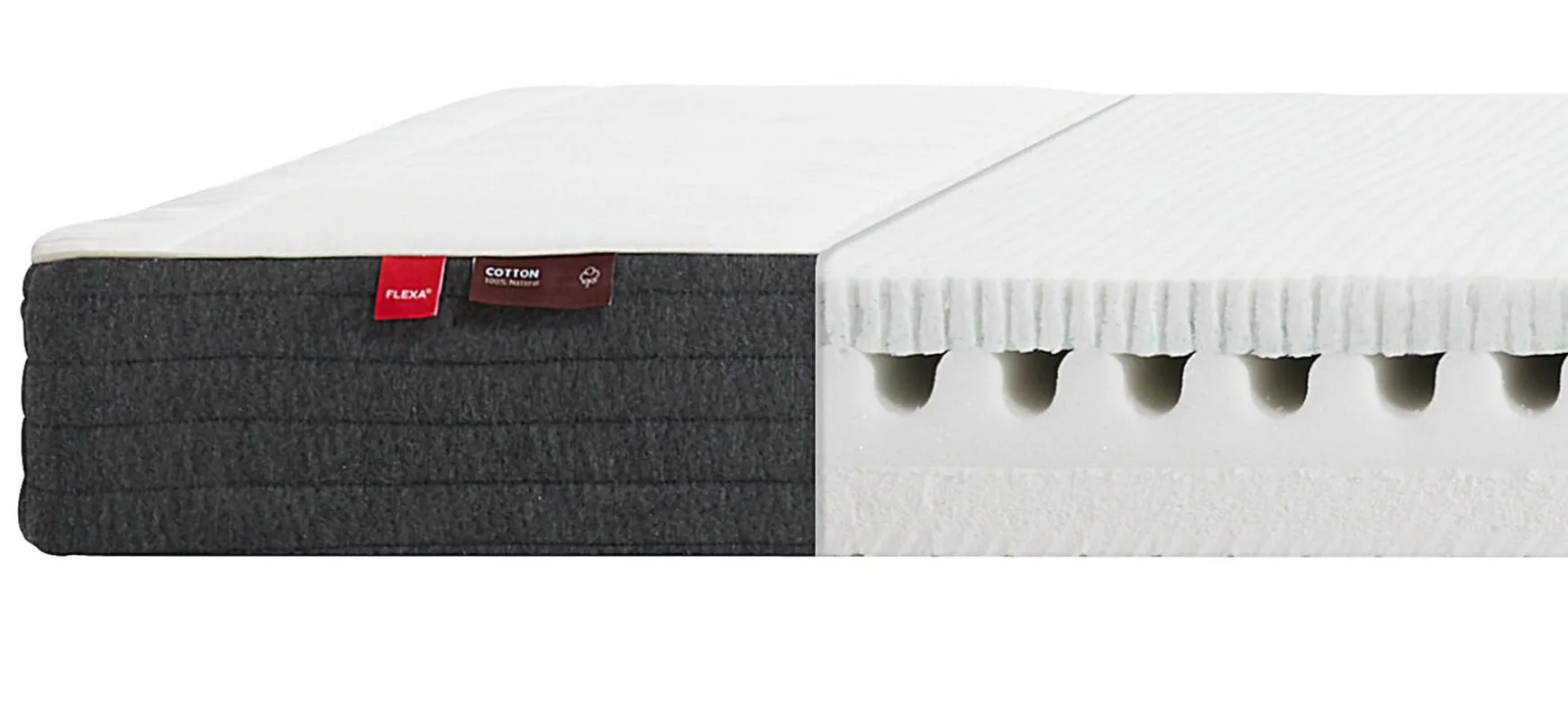 FLEXA madras, 200X120 bomuldsbetræk
