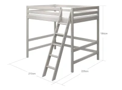 Højseng, 140 cm bredde