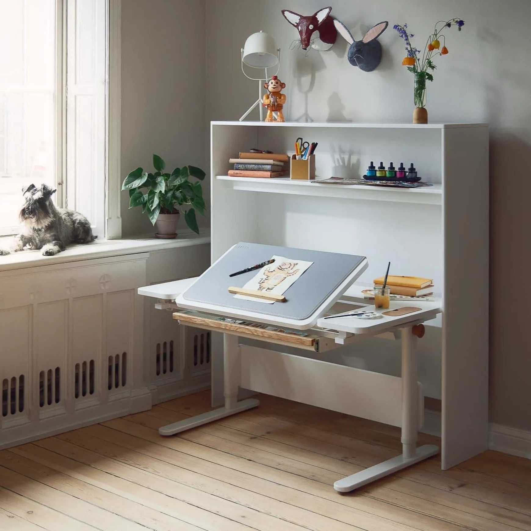 MOBY skrivebord, midter vip