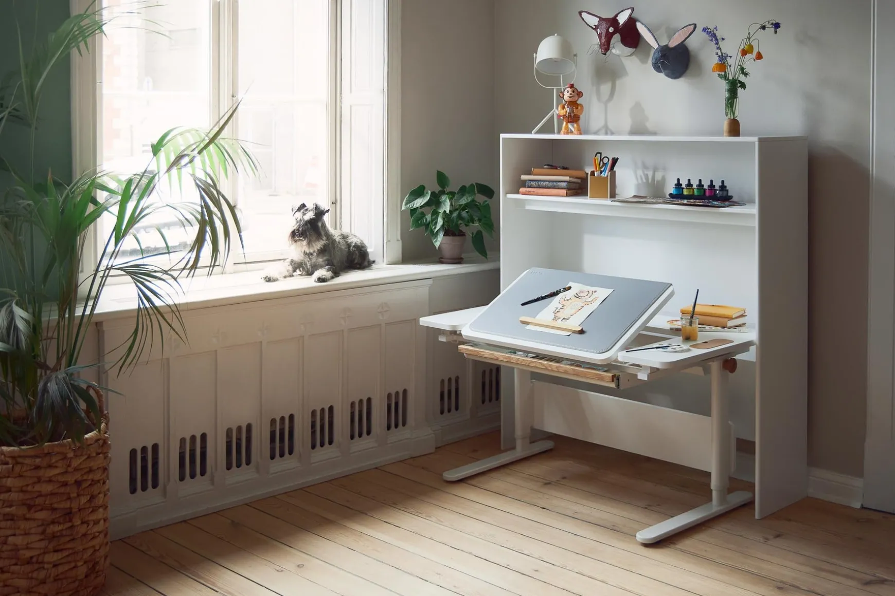 MOBY skrivebord, midter vip