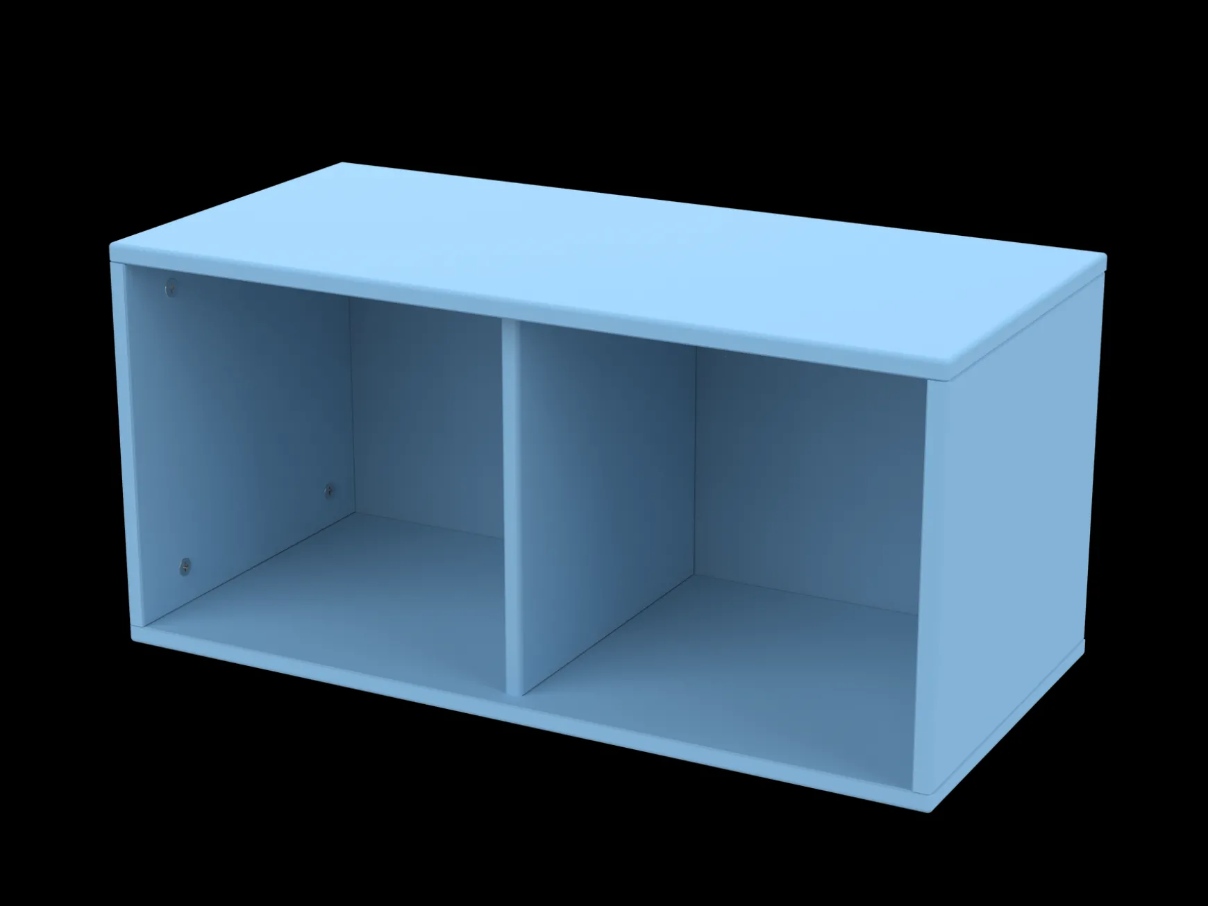 ROOMIE Bogkasse, 72 cm, MDF, Blue Skies